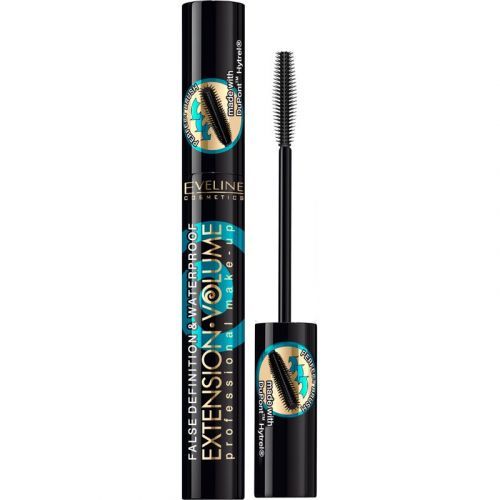 Eveline Cosmetics Extension Volume Waterproof Lenghtening Mascara for Extra Volume Effect 10 ml