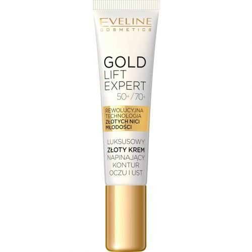 Eveline Cosmetics Gold Lift Expert Smoothing Cream For Eye Area And Lips 15 ml