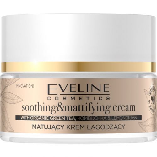 Eveline Cosmetics Organic Gold Light Mattifying Face Cream with Green Tea 50 ml