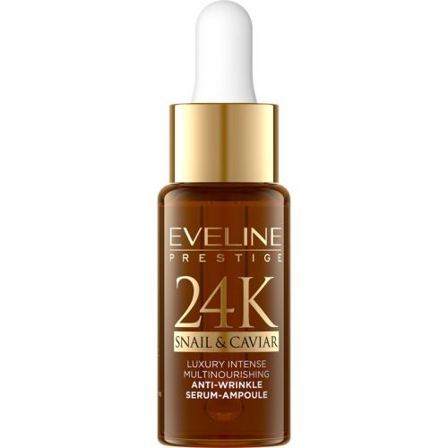 Eveline Cosmetics 24K Snail & Caviar Anti - Wrinkle Serum with Snail Extract 18 ml