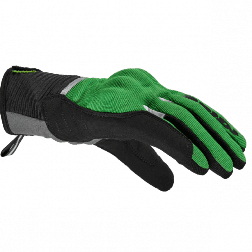Spidi Flash CE Black Kawasaki Green Gloves M