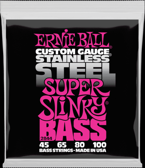 Ernie Ball 2844 Super Slinky Stainless Steel Bass Strings