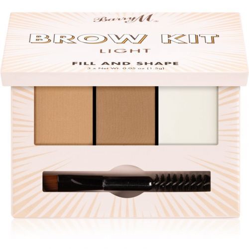 Barry M Fill and Shape Brow Kit Brow Kit Shade Light 3x1,5 g