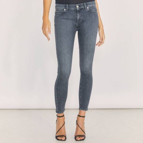 Grey Washed Tober Stretch Jeans