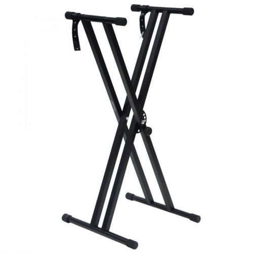Double Tubes  X Frame Keyboard Stand