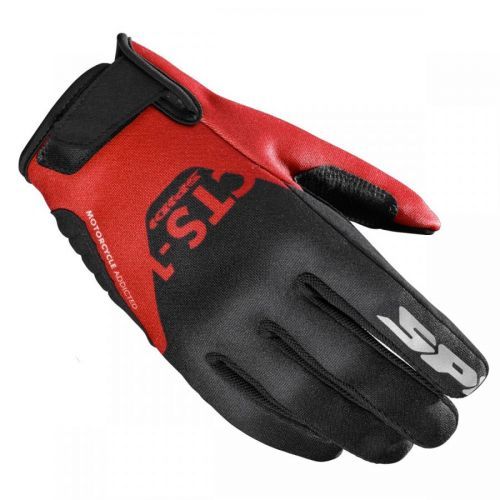 Spidi CTS-1 Black Red Motorcycle Gloves S