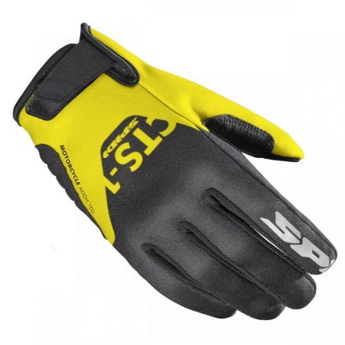 Spidi CTS-1 Black Yellow Fluo Motorcycle Gloves S