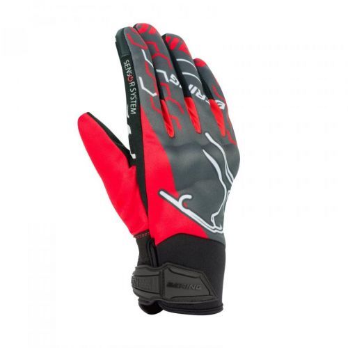Bering Walshe Black Red Gloves T8