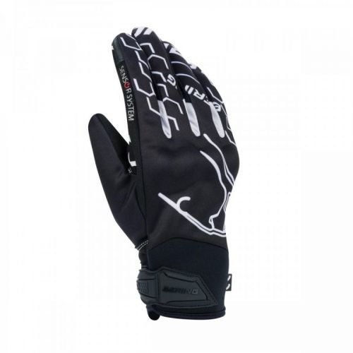 Bering Walshe Black Grey White Gloves T8