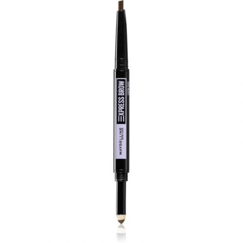Maybelline Express Brow Satin Duo Eyebrow Pencil and Powder Double Shade 02 - Medium Brown
