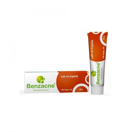 Benzacne 10% gel Benzyol Peroxide Acne Treatment 30g