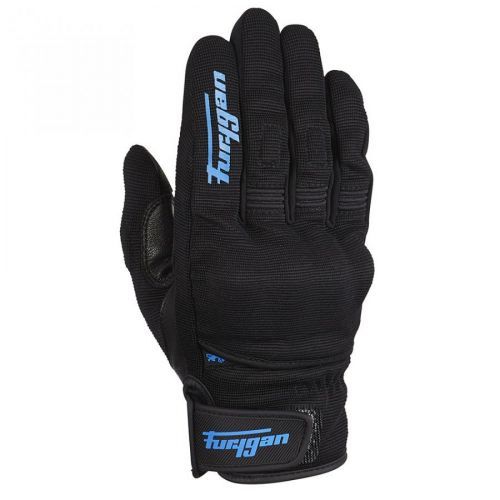 Furygan Jet D3O Black Blue Motorcycle Gloves L