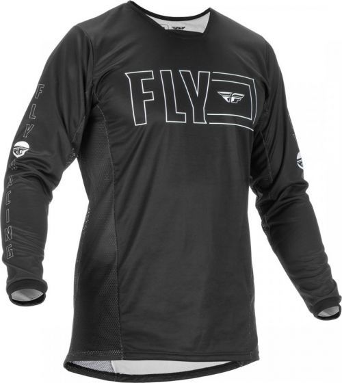 FLY Racing Kinetic Fuel Jersey Black White S