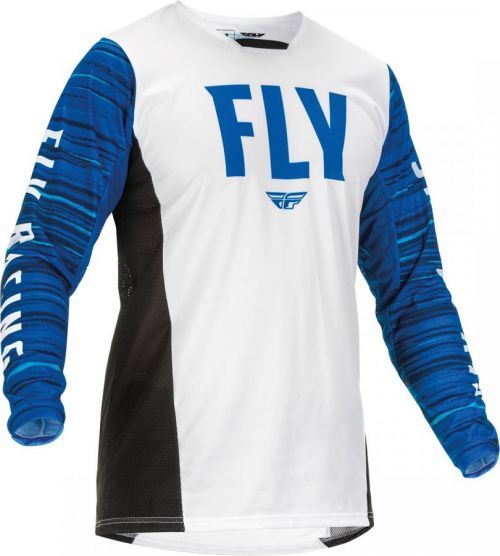 FLY Racing Kinetic Wave Jersey White Blue S