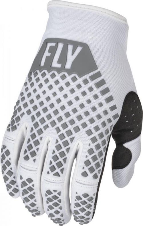 FLY Racing Kinetic Gloves White S