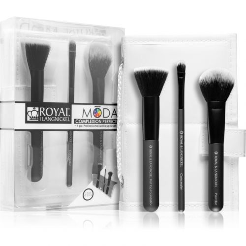 Royal and Langnickel Moda Complexion Perfection Brush Set Black (For Travelling) type