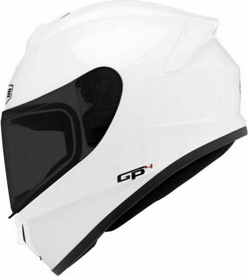CMS GP4 Plain Artic White M Helmet