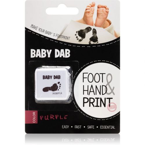 Baby Dab Foot & Hand Print dye for baby footprints and handprints Purple