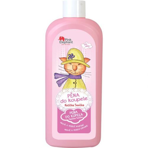 Pink Elephant Girls Bath Foam for Kids Kitty 500 ml