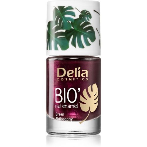 Delia Cosmetics Bio Green Philosophy Nail Polish Shade 614 Plum 11 ml