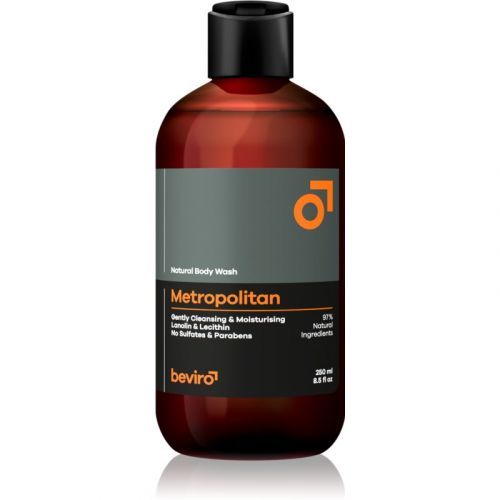 Beviro Natural Body Wash Metropolitan Body Wash for Men 250 ml