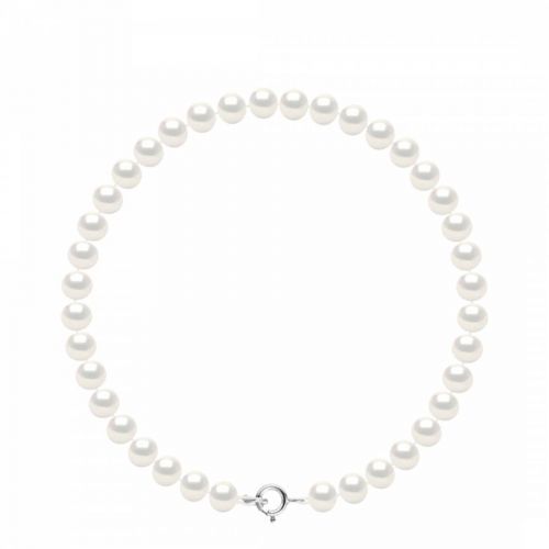 White Classic Pearl Bracelet