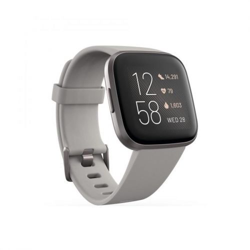 Fitbit Versa 2 Smart Fitness Watch Stone Grey Aluminium