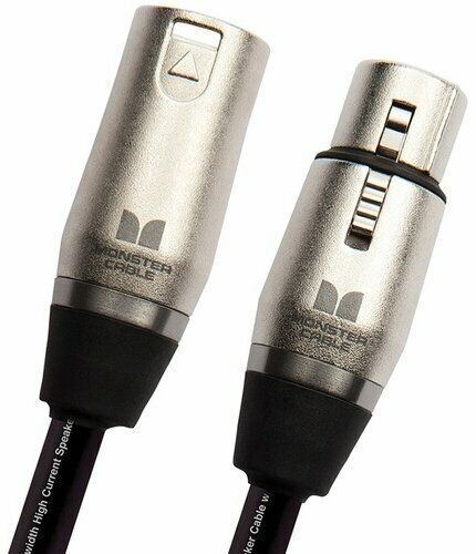 Monster Cable Prolink Performer 600 20FT XLR Microphone Cable Black 6 m
