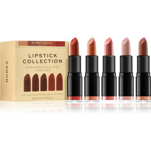 Revolution PRO Lipstick Collection Satin Lipstick gift set Shade Burnt Nudes 5x3,2 g