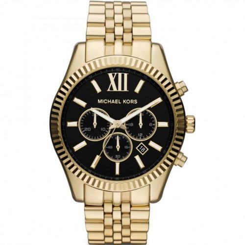 Michael Kors Lexington Chronograph Gold Bracelet Men's Watch MK8286
