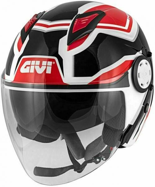 Givi 12.3 Stratos Shade White/Black/Red XL Helmet
