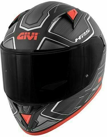 Givi 50.6 Sport Deep Matt Black/Red 2XL Helmet