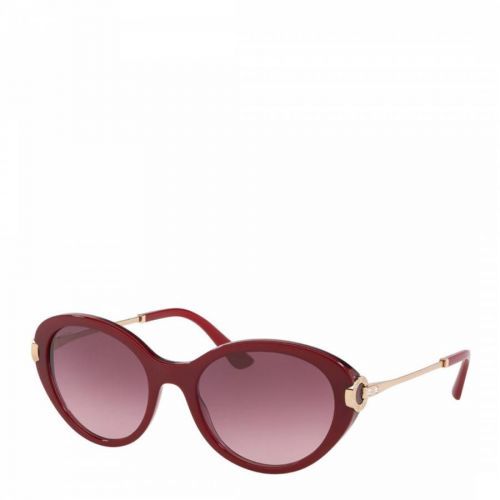 Women's Red Bvlgari Sunglasses 54mm