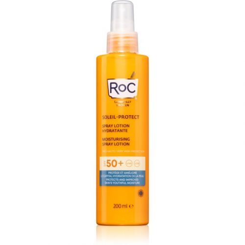RoC Soleil Protexion+ Moisturising Spray Lotion Moisturizing Sun Spray SPF 50+ 200 ml