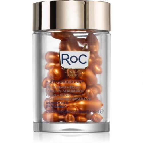 RoC Multi Correxion Revive + Glow Active Vitamine Night Serum In Capsules 30 pc
