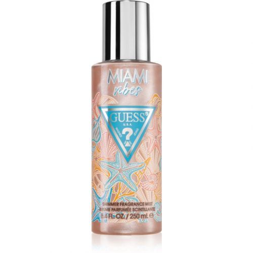 Guess Miami Vibes Scented Body Spray with Glitter for Women 250 ml