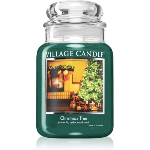 Village Candle Christmas Tree scented candle (Glass Lid) 602 g