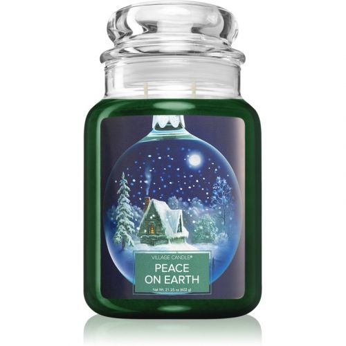 Village Candle Peace on Earth scented candle (Glass Lid) 602 g