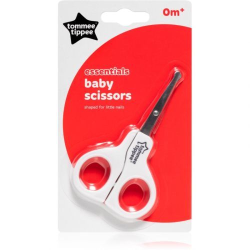 Tommee Tippee Basic round tip baby nail scissors 0m+ 1 pc