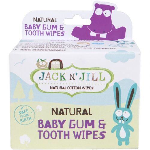 Jack N’ Jill Natural Wet Wipes For Protection Of Teeth And Gums 25 pc