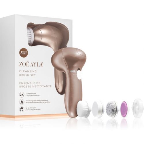 Zoë Ayla Electric Facial Cleansing Set Cleaning Device For Face 5 In 1