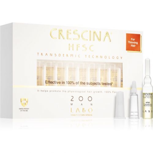 Crescina Transdermic 200 Re-Growth hair growth treatment for Men 20x3,5 ml