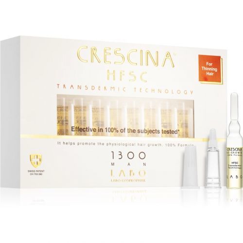 Crescina Transdermic 1300 Re-Growth hair growth treatment for Men 20x3,5 ml