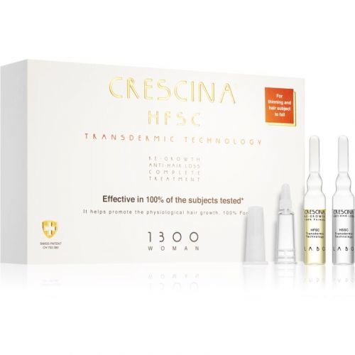 Crescina Transdermic 1300 Re-Growth and Anti-Hair Loss hair growth treatment against hair loss For Women 20x3,5 ml