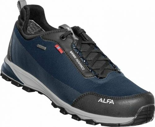 Alfa Mens Outdoor Shoes Brink Advance GTX Dark Blue 43