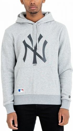New York Yankees Hoodie MLB Team Logo Hoody Light Grey 2XL