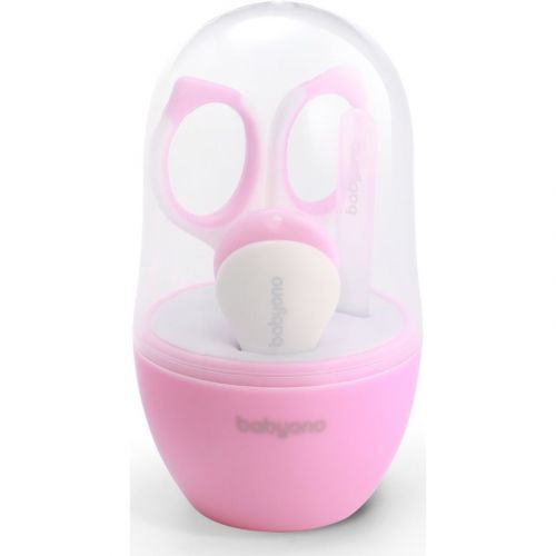 BabyOno Take Care Manicure Set Pink (for Kids)