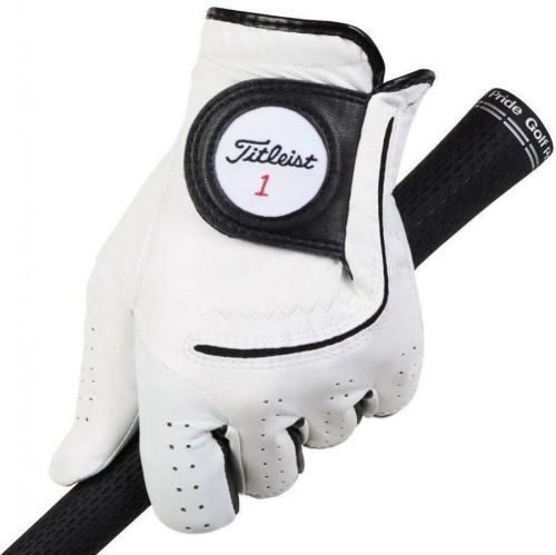 Titleist Players Flex Mens Golf Glove 2020 Left Hand for Right Handed Golfers White XL