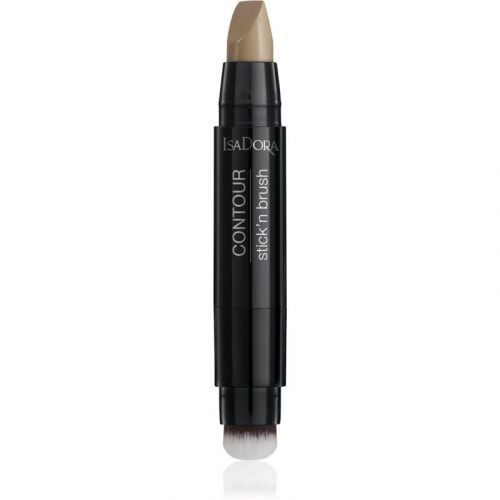 IsaDora Stick'n Brush Controur Countour Stick with Brush Shade 32 Beige Neutral