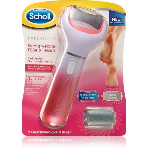 Scholl Expert Care Electronic Foot File + Replacement Heads